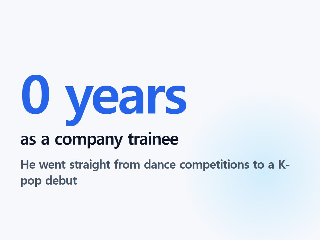 as a company trainee