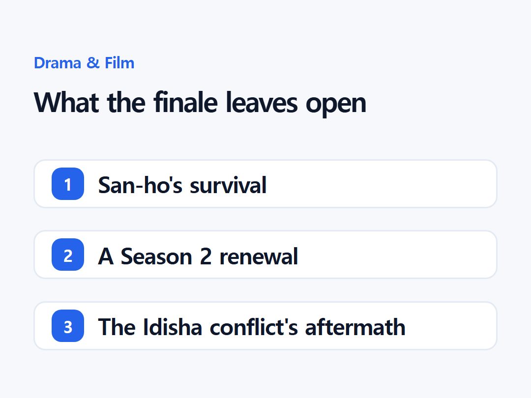 What the finale leaves open