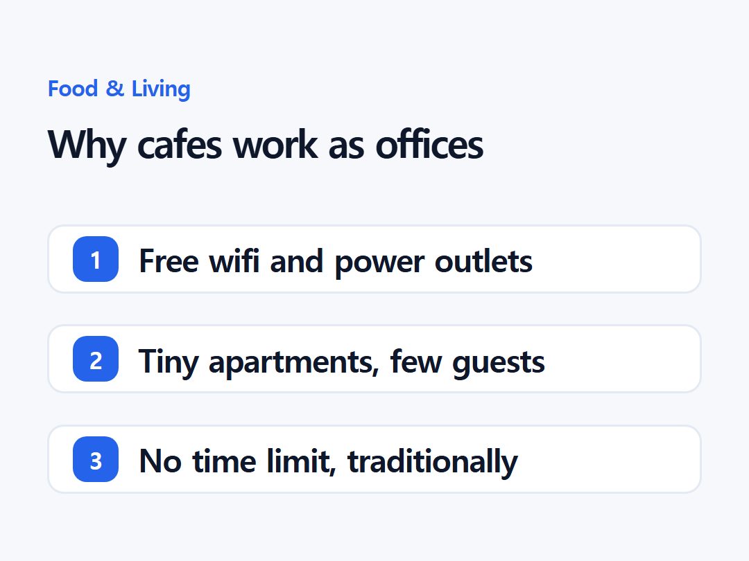 Why cafes work as offices