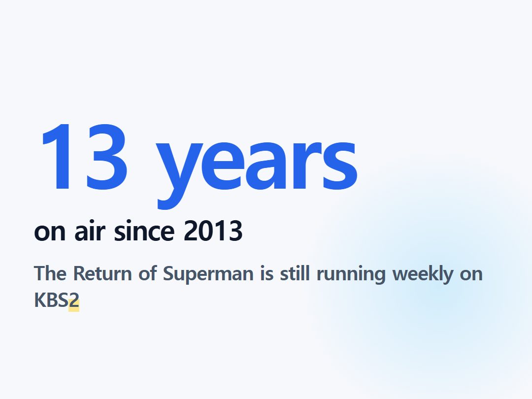 on air since 2013