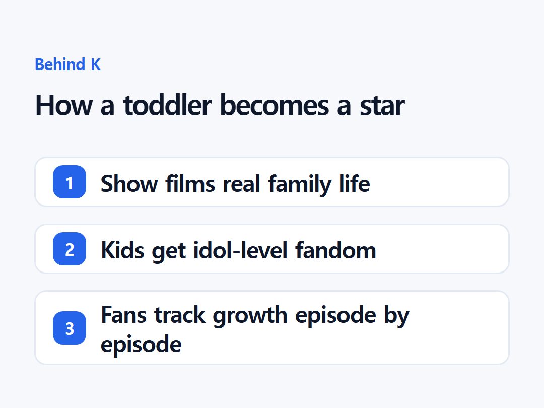 How a toddler becomes a star