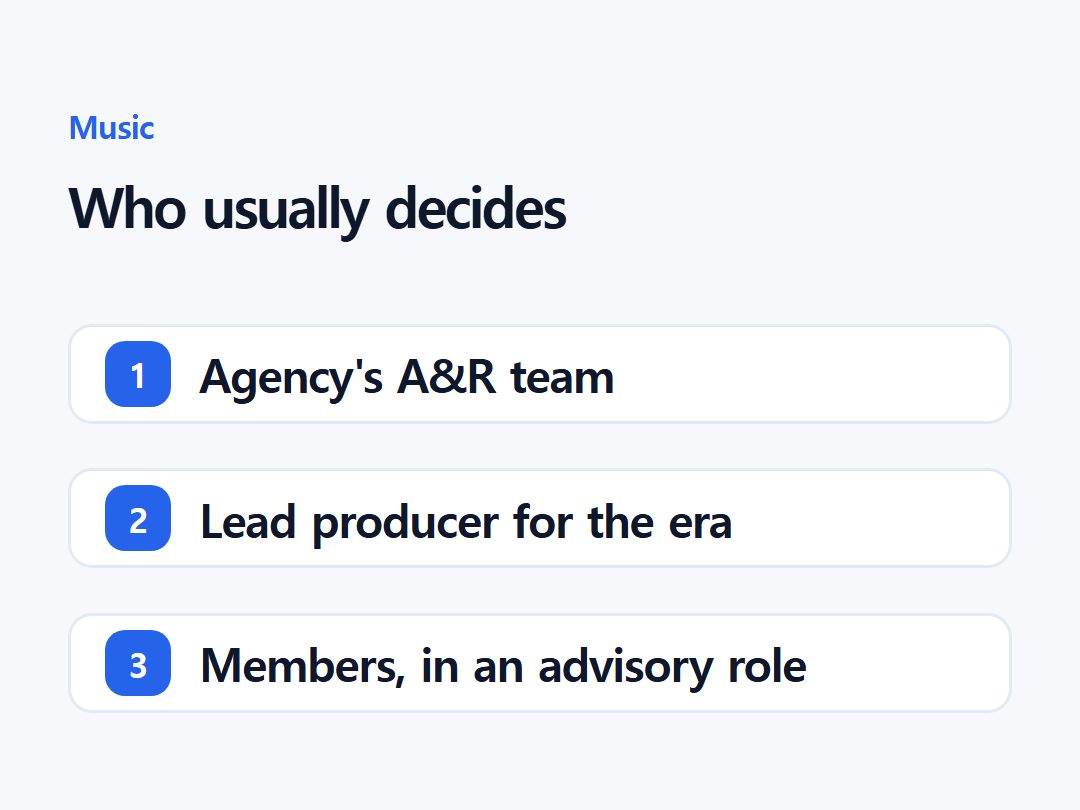Who usually decides