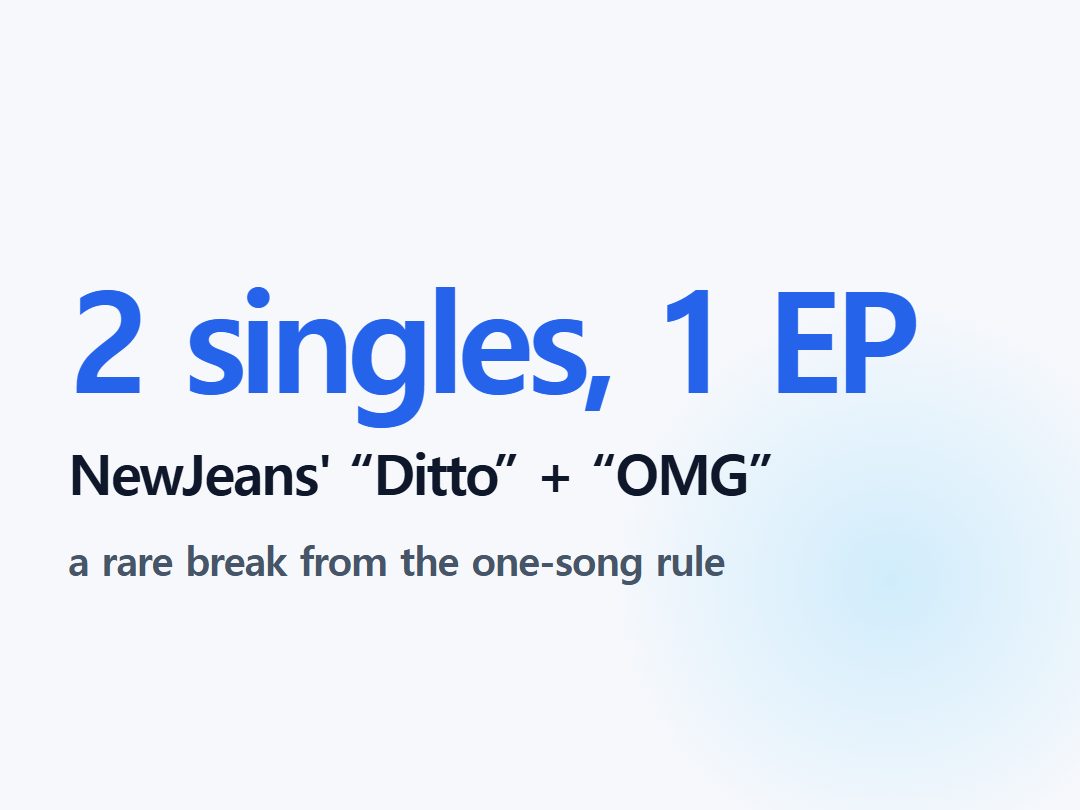 NewJeans' “Ditto” + “OMG”
