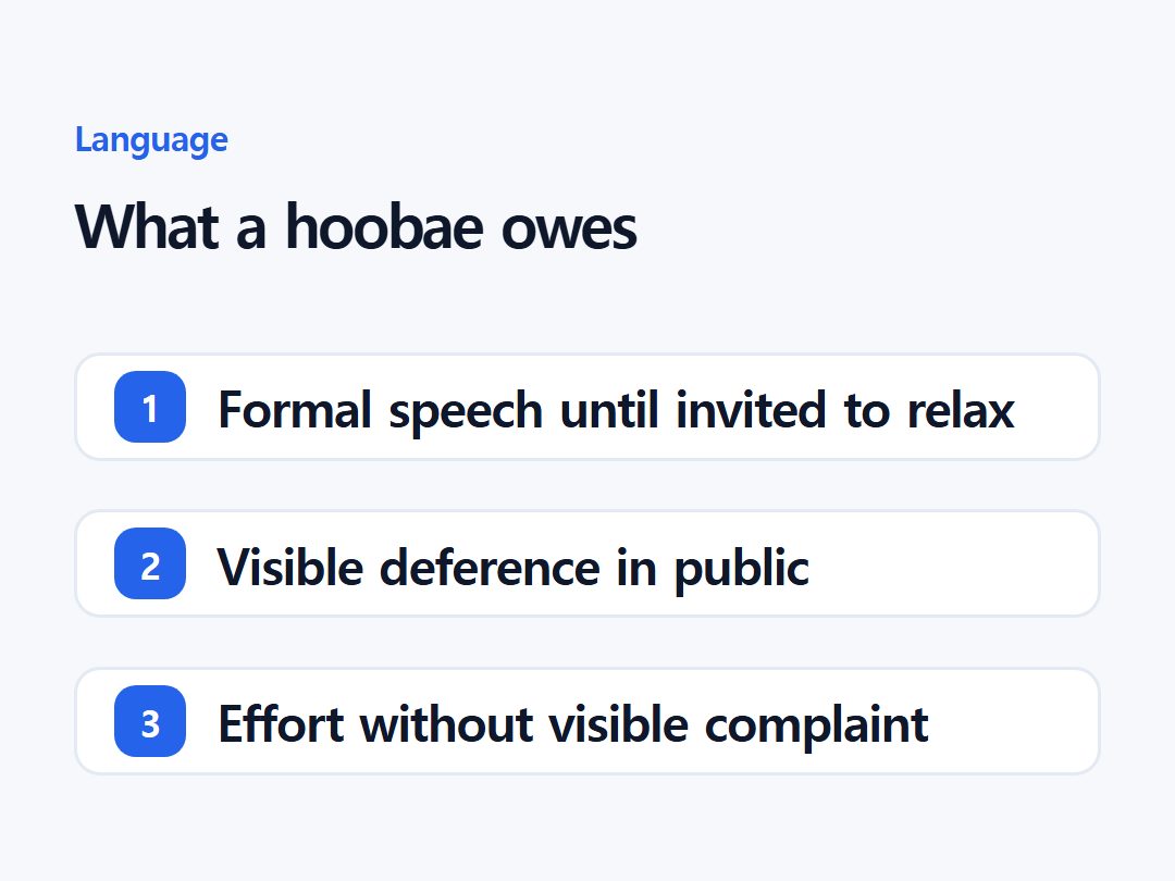 What a hoobae owes