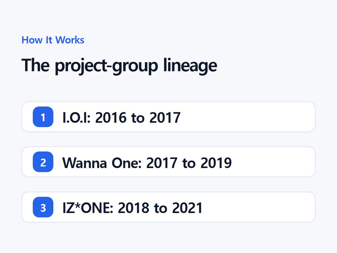 The project-group lineage