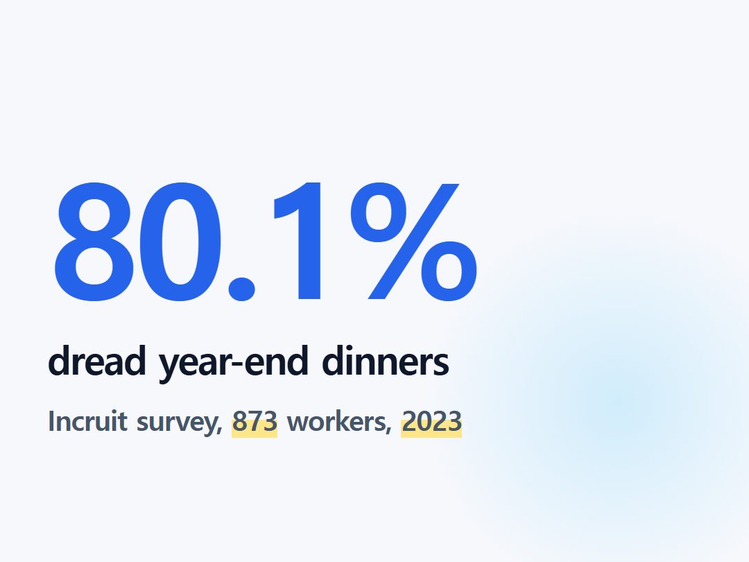 dread year-end dinners