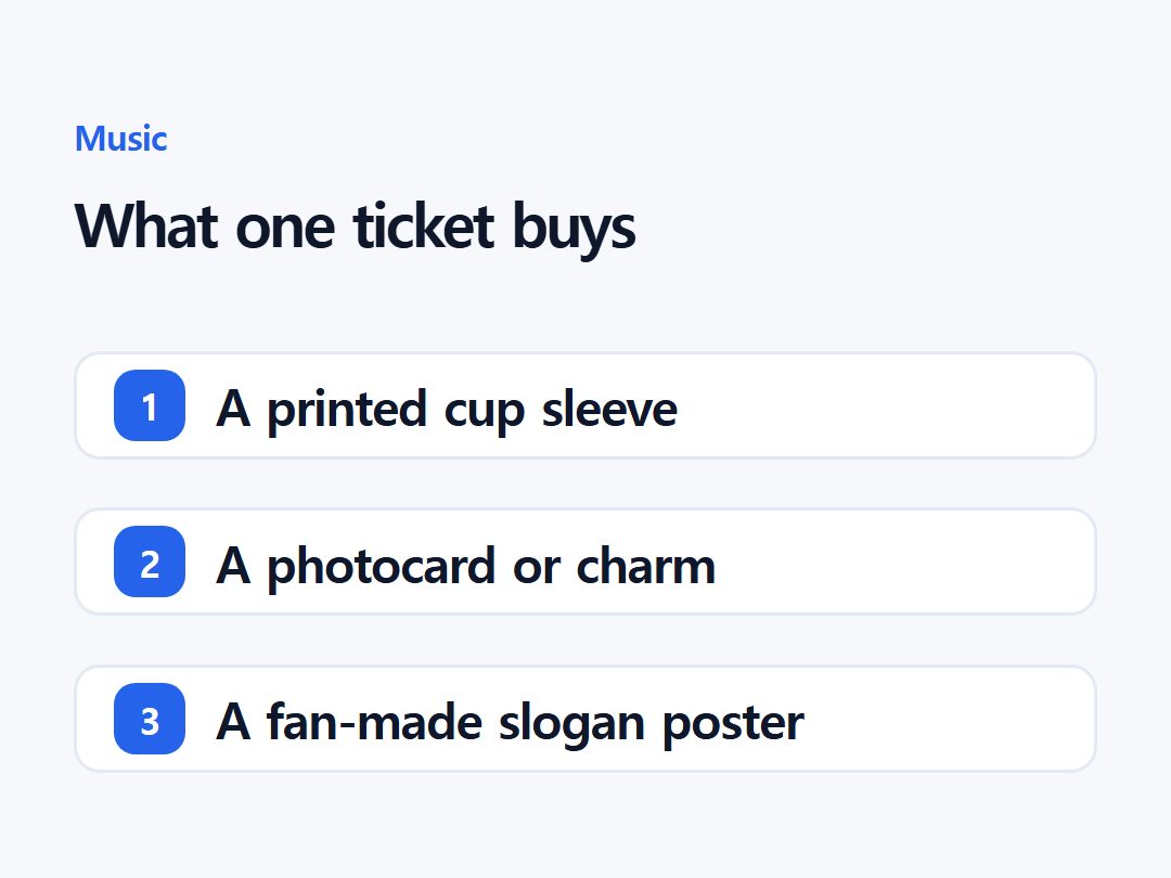 What one ticket buys