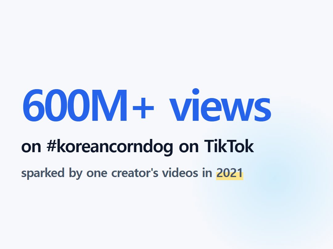 on #koreancorndog on TikTok