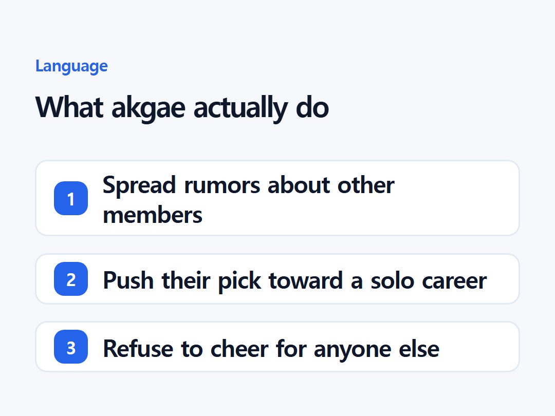 What akgae actually do