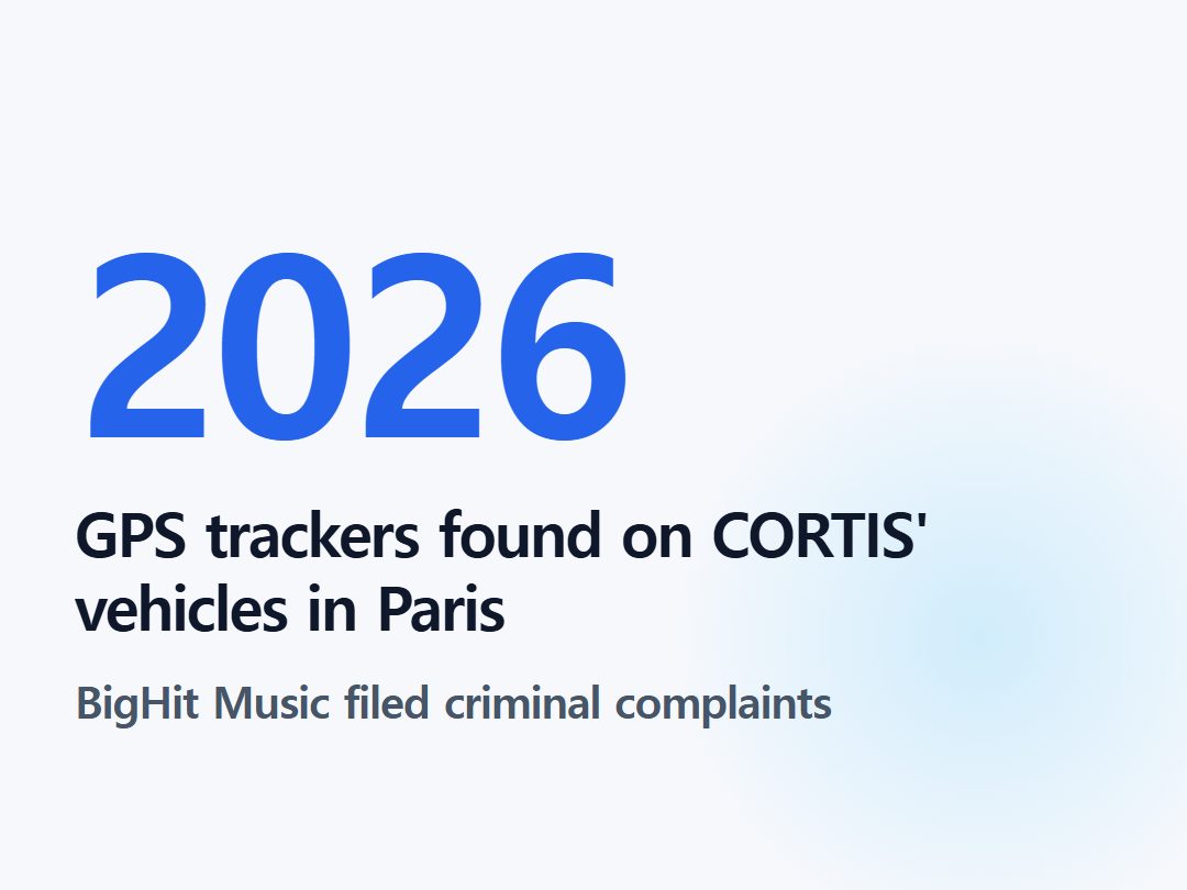GPS trackers found on CORTIS' vehicles in Paris