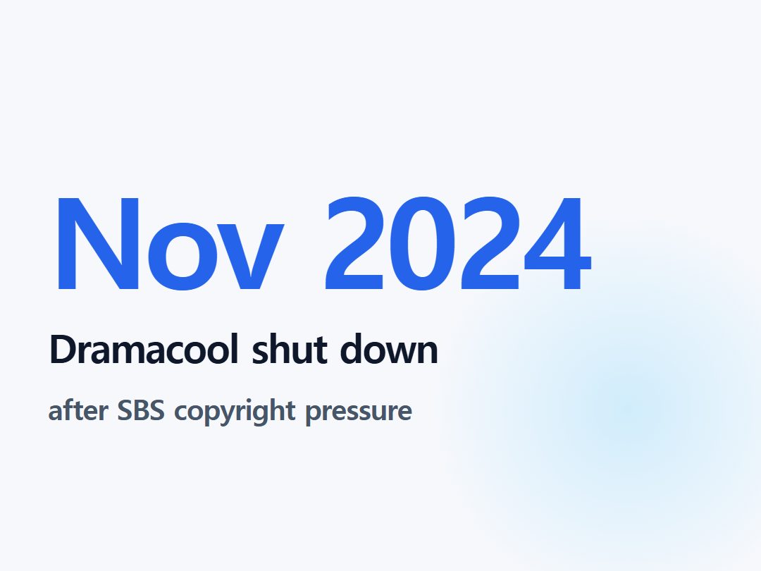 Dramacool shut down