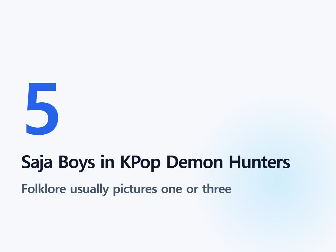 Saja Boys in KPop Demon Hunters