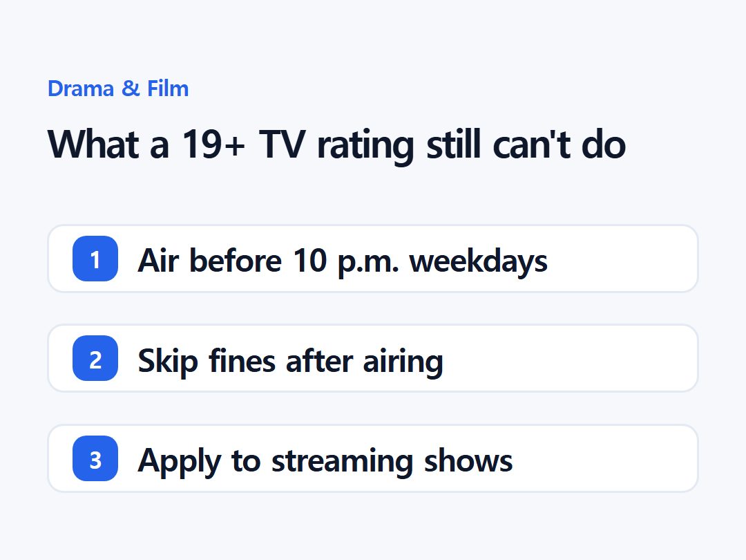 What a 19+ TV rating still can't do