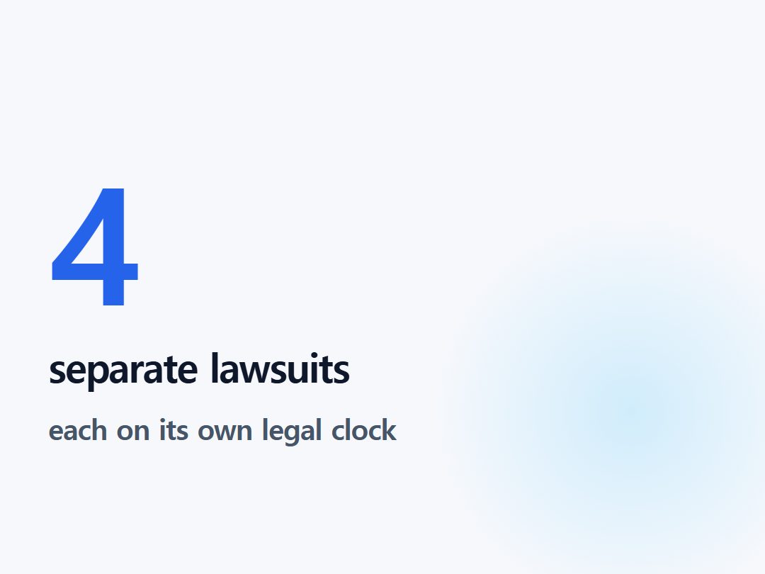 separate lawsuits