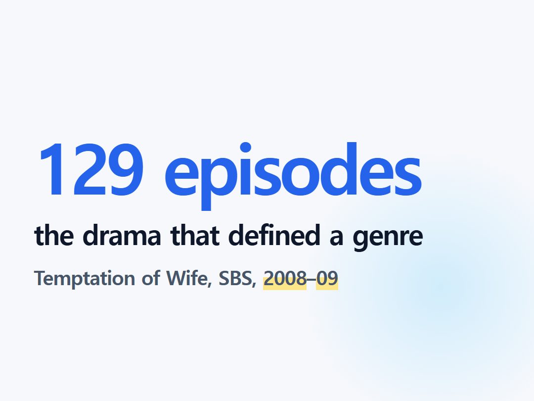 the drama that defined a genre