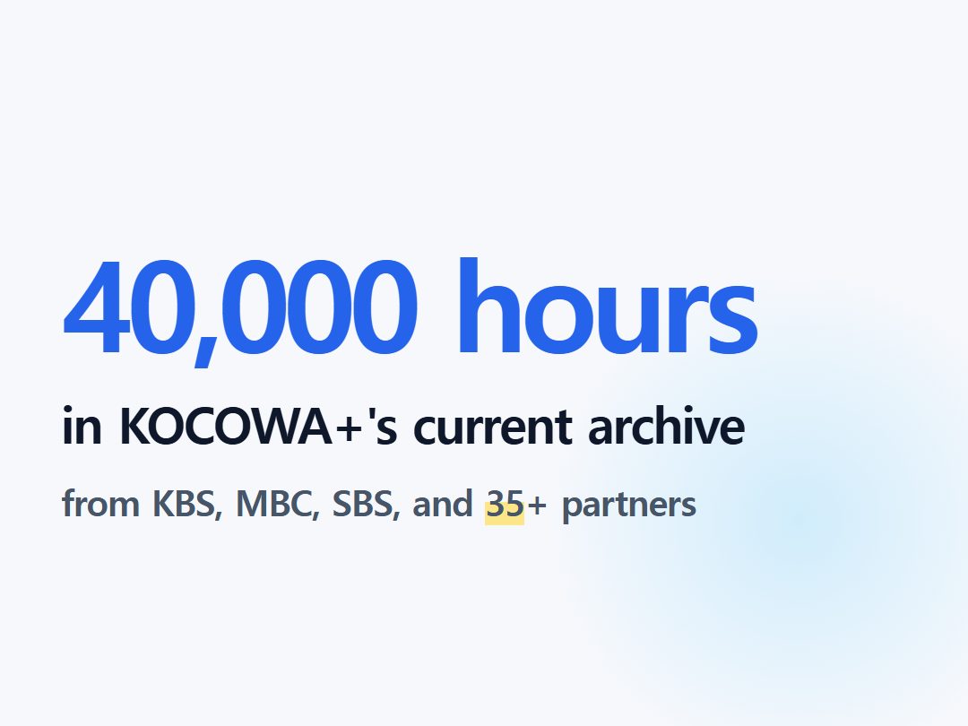 in KOCOWA+'s current archive