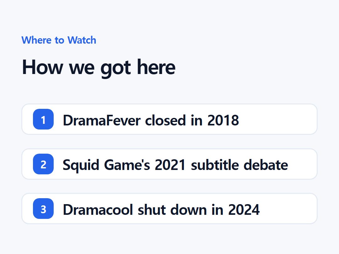 How we got here
