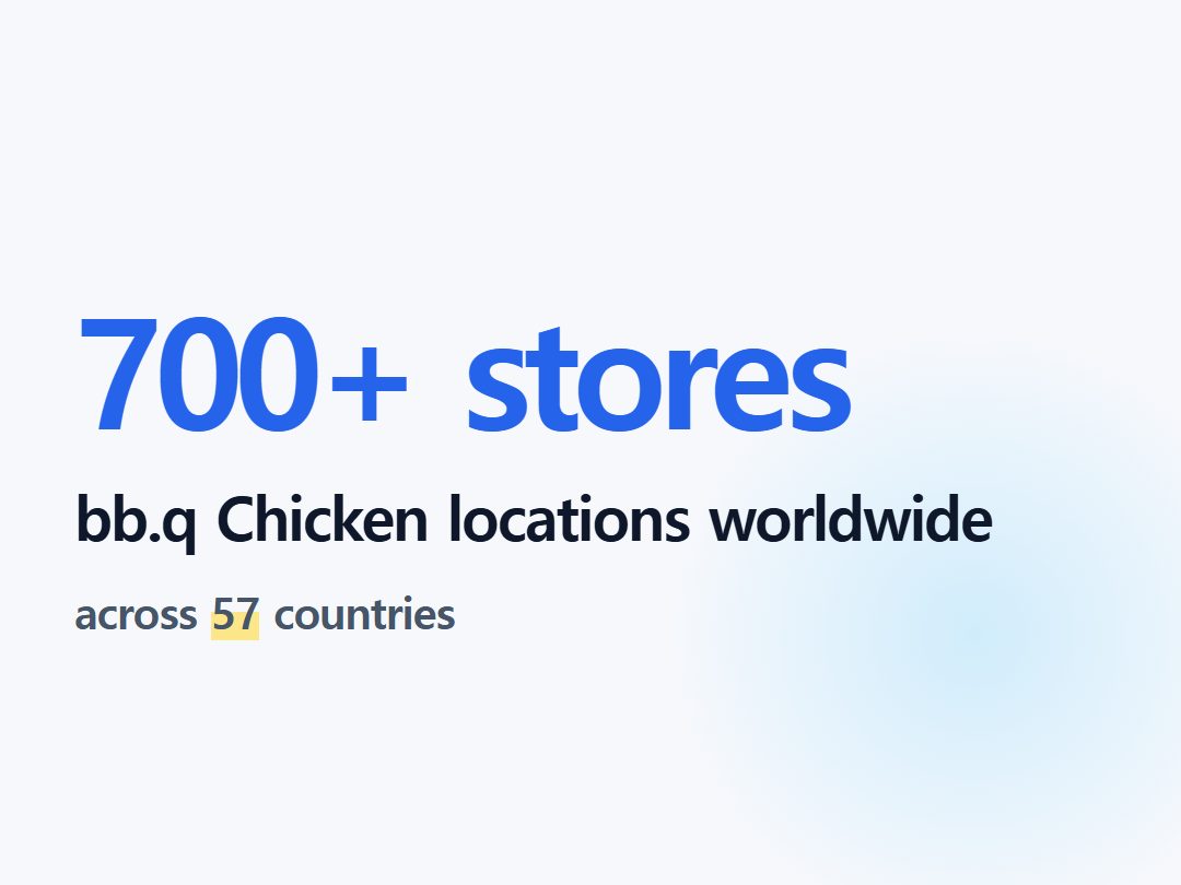 bb.q Chicken locations worldwide