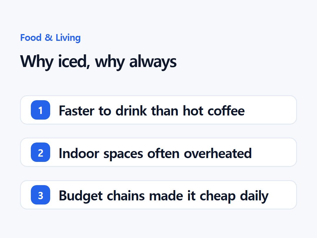 Why iced, why always