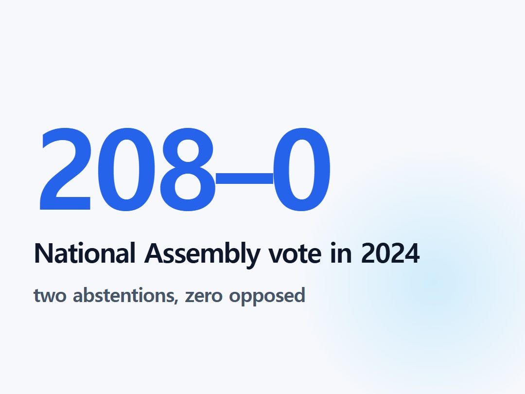 National Assembly vote in 2024