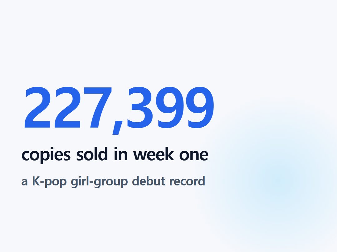 copies sold in week one