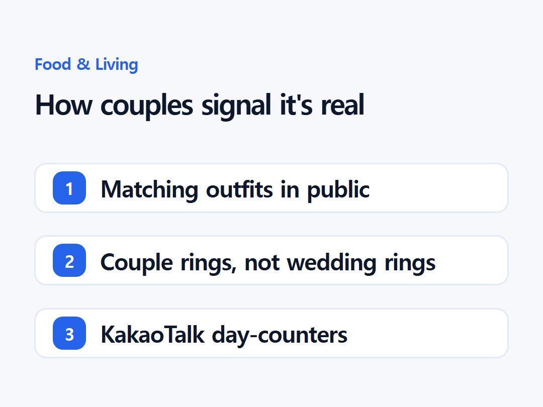 How couples signal it's real