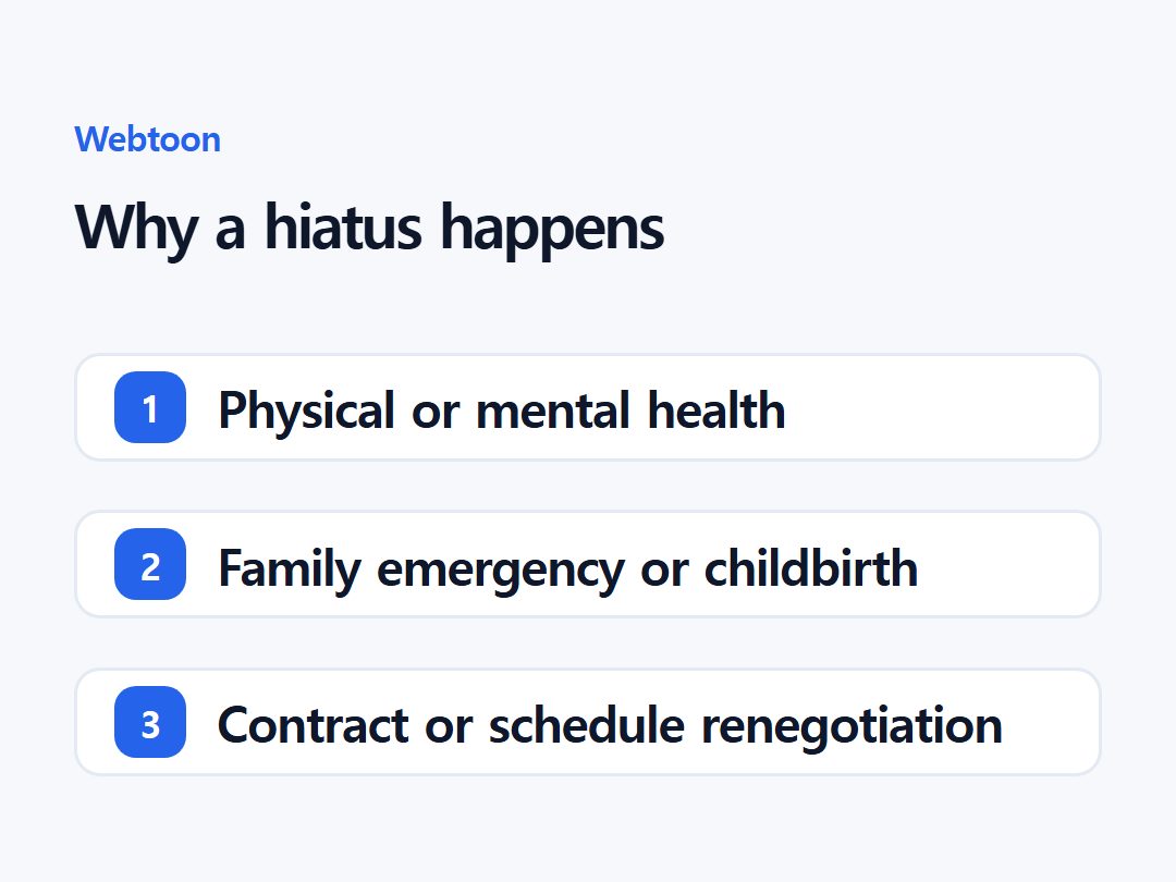 Why a hiatus happens