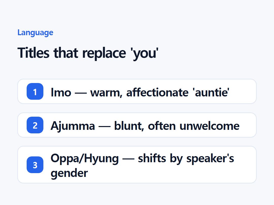 Titles that replace 'you'