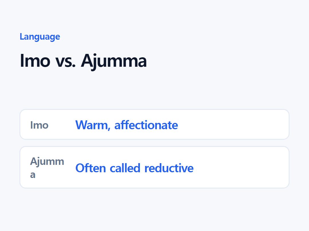 Imo vs. Ajumma