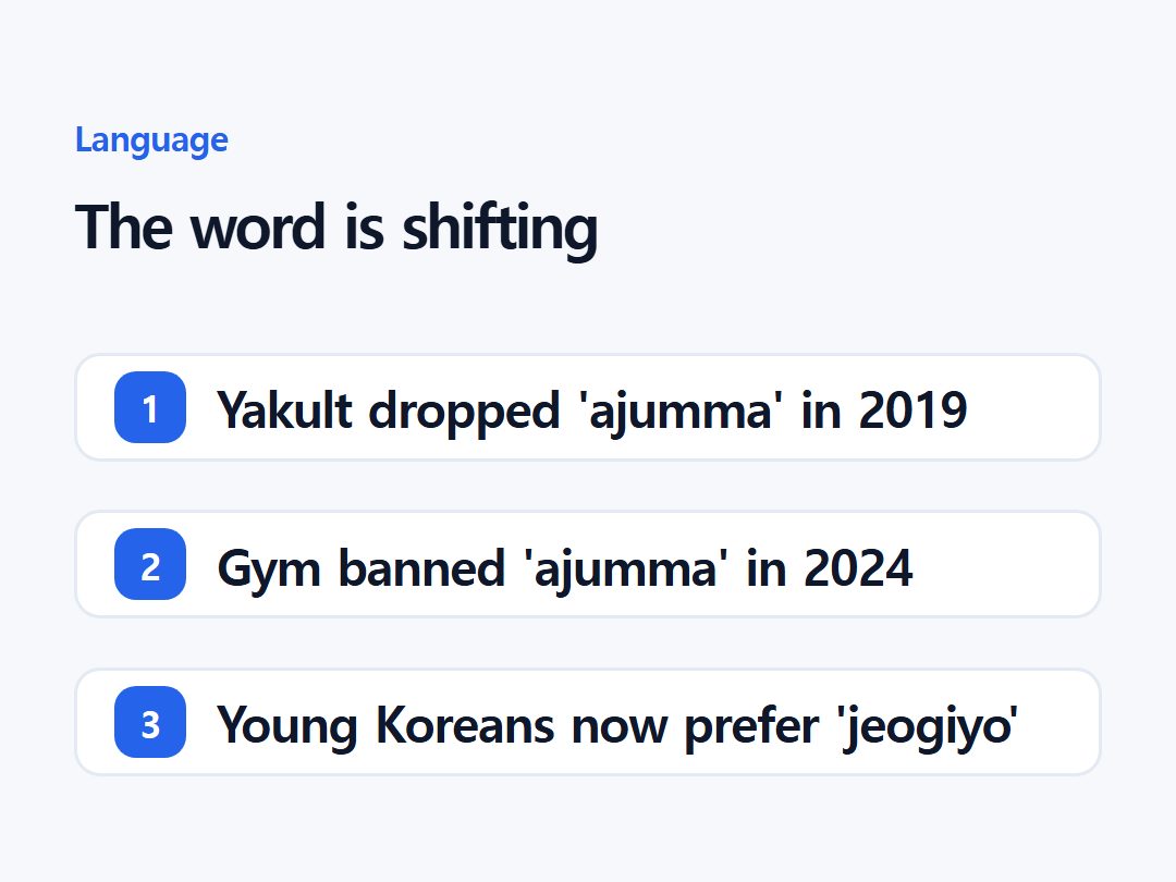 The word is shifting