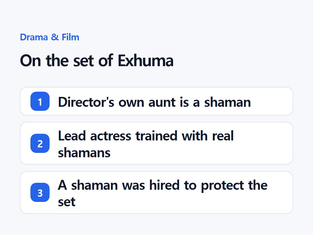 On the set of Exhuma