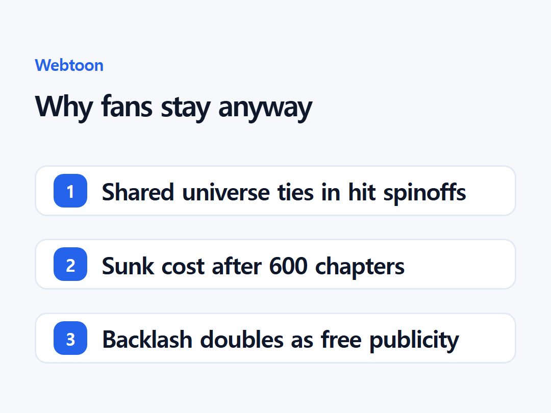 Why fans stay anyway