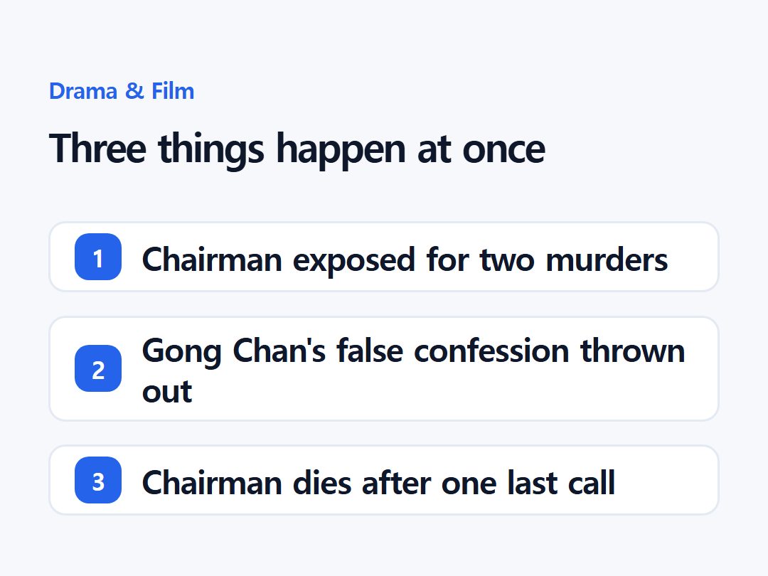 Three things happen at once
