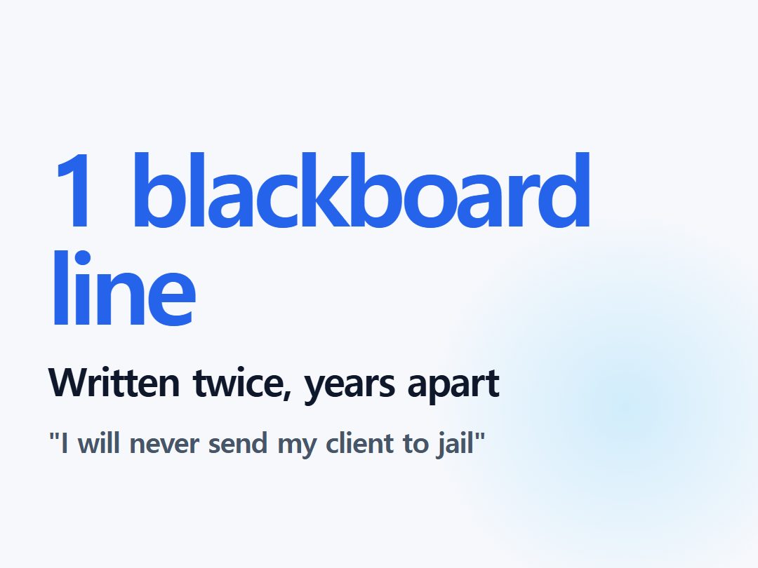 Written twice, years apart