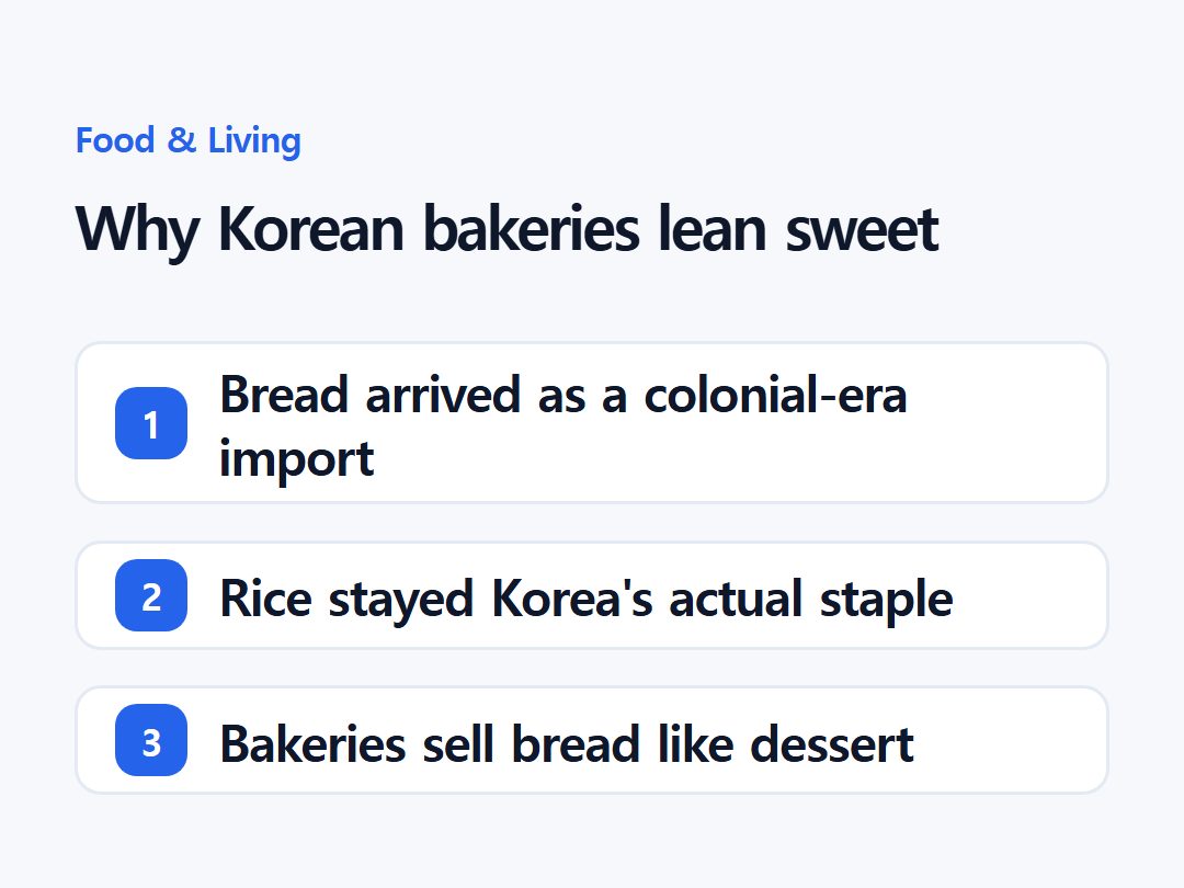 Why Korean bakeries lean sweet