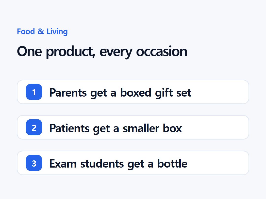 One product, every occasion
