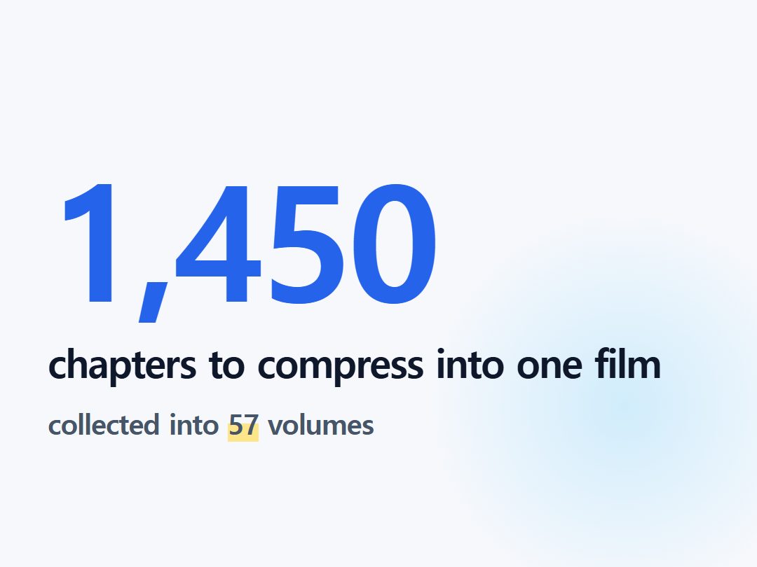 chapters to compress into one film